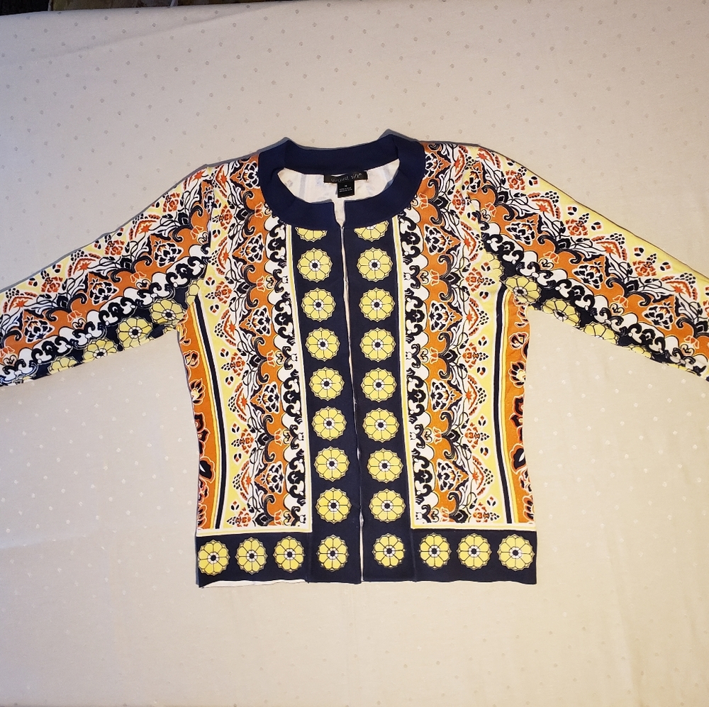 August Silk Cardigan - size M - Picture 3 of 15